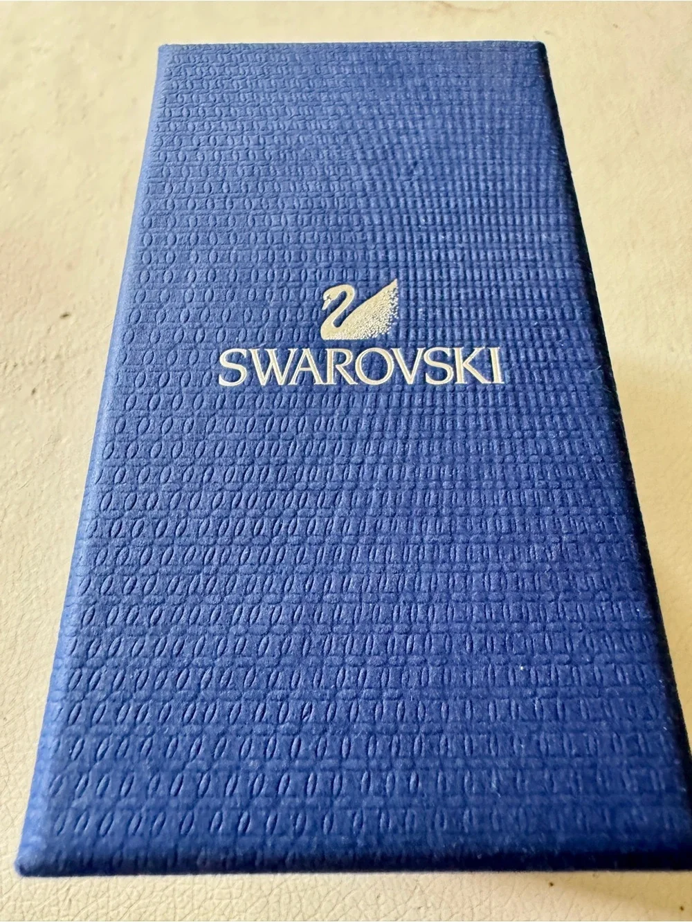 Swarovski Pavé Crystal Bangle with Blue Crystal Accent